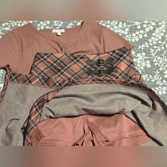 NWOT Btween Skort 2-piece Set Girls Size 12 - Picture 3 of 5